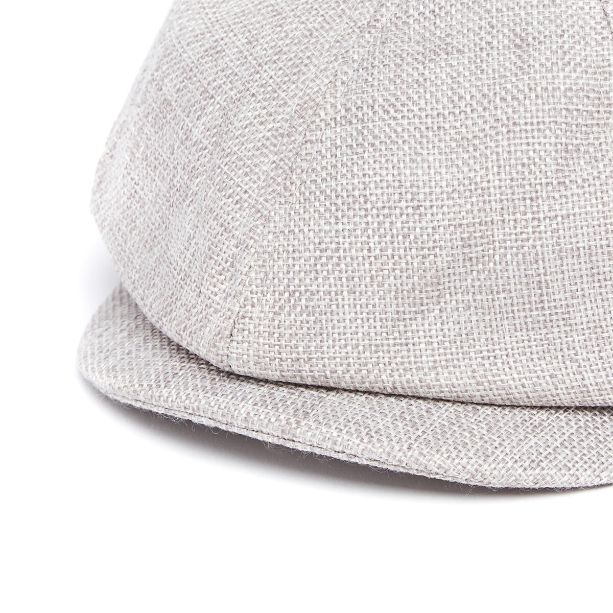 Casquette plate - Unie crème - Taille unique élastiquée - Homme - Draeger