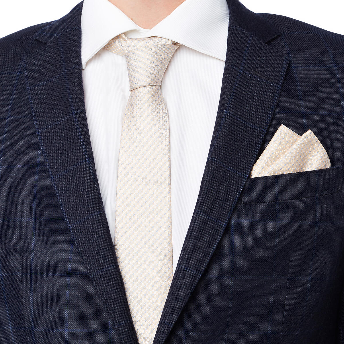 Cravate florales Jaune fleurs / 7 cm 4