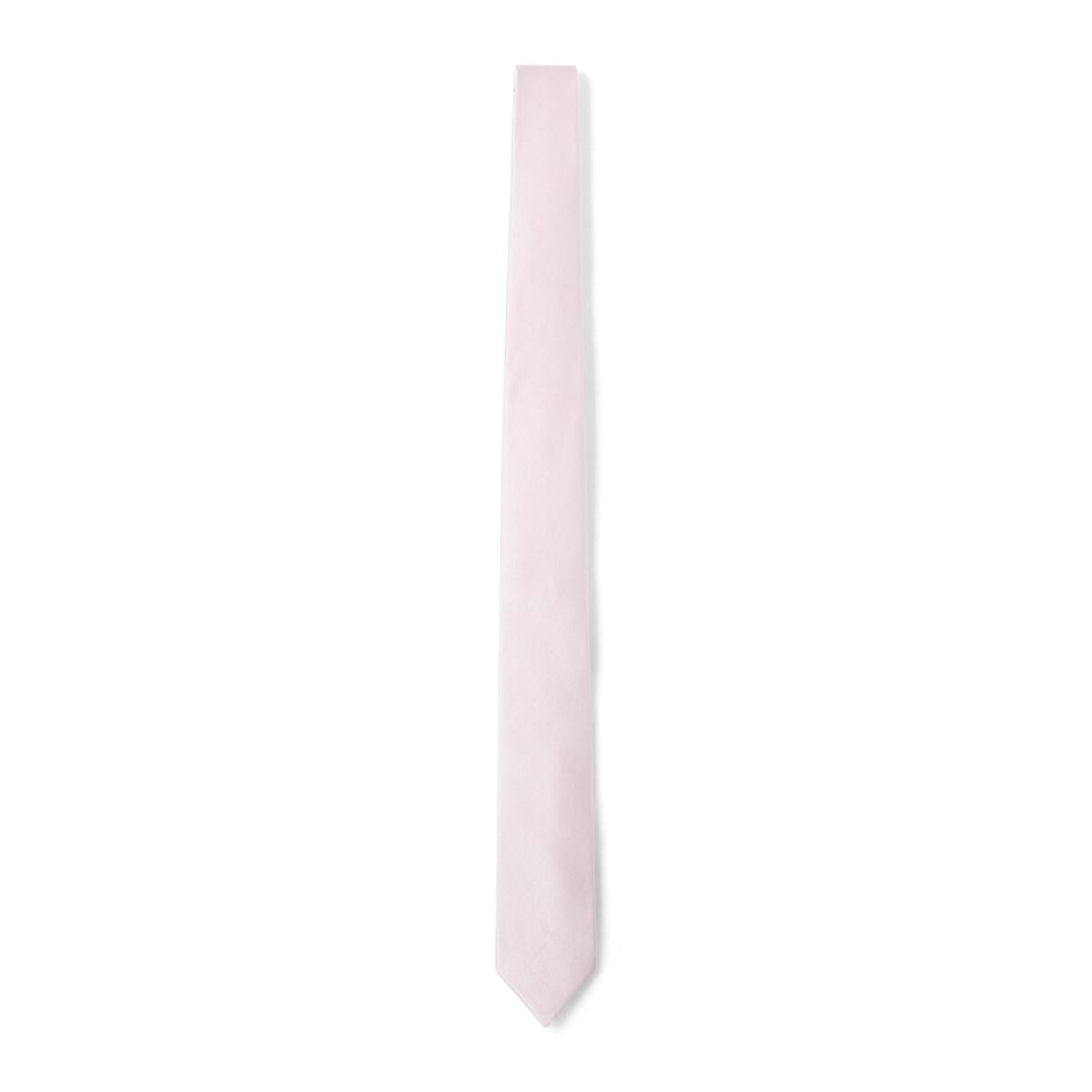 Cravate satin en soie Rose / 6 cm 2