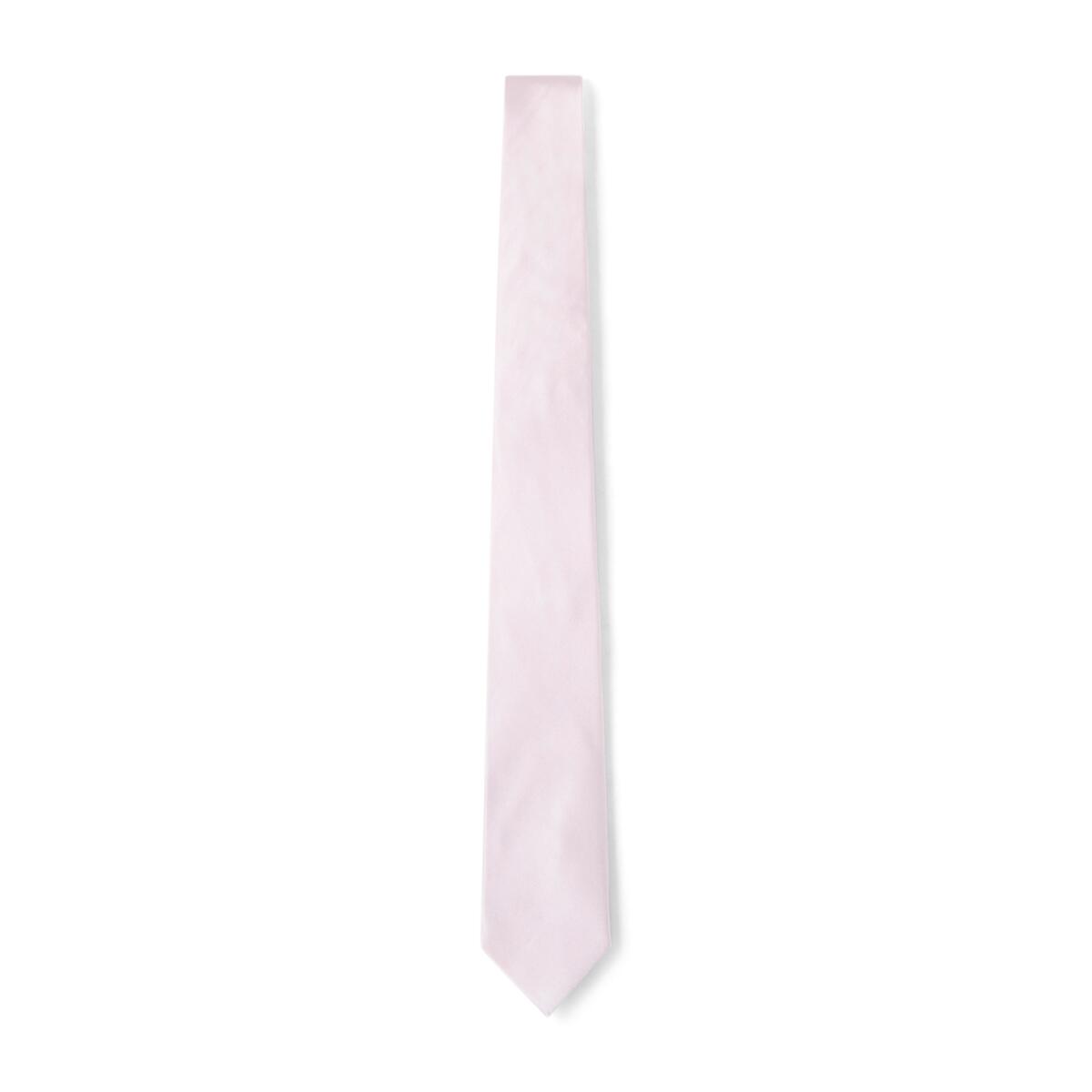 Cravate satin en soie Rose / 7.5 cm 2