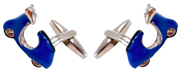 Boutons de manchette - Scooter - Bleu - Homme