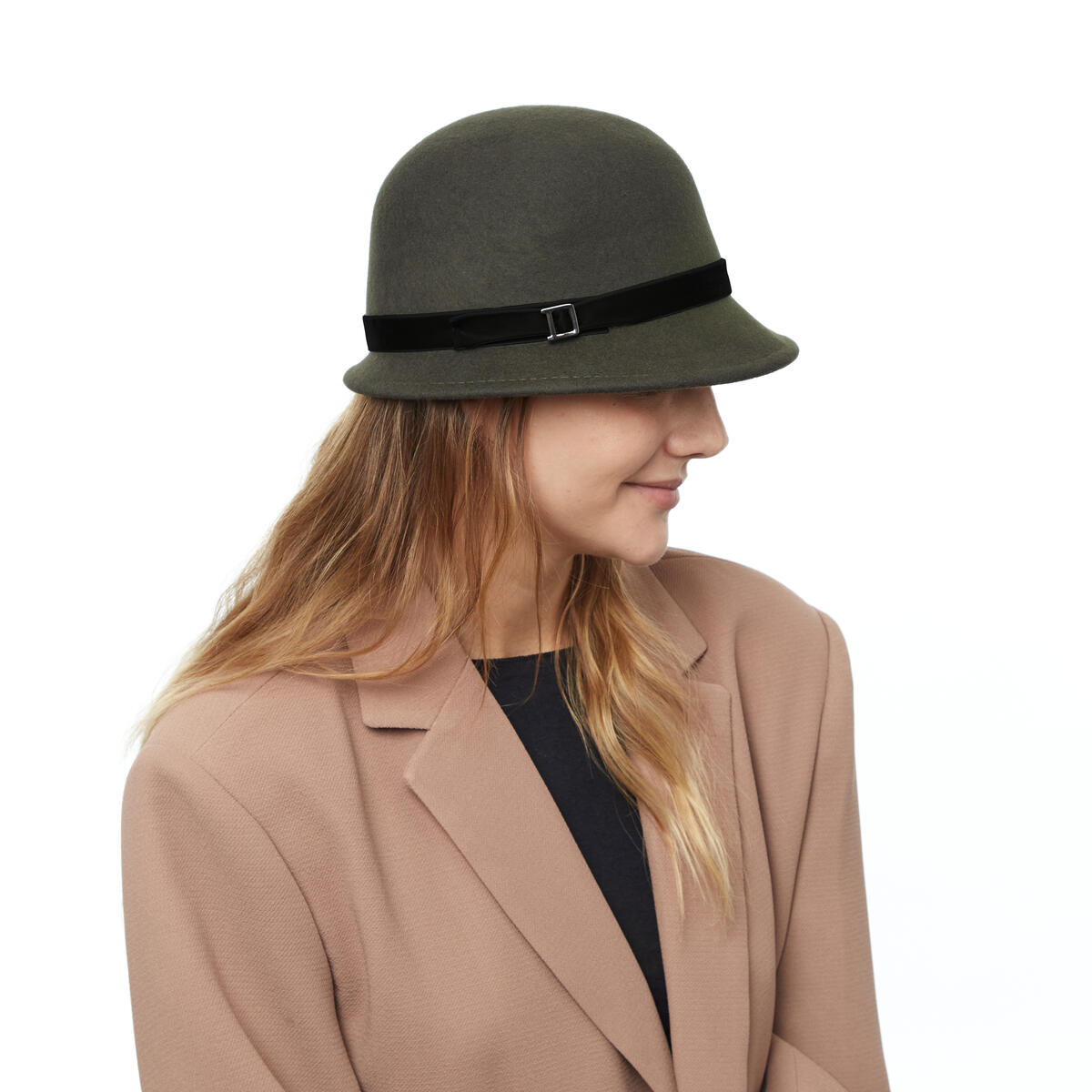 Chapeau Cloche Kaki 4