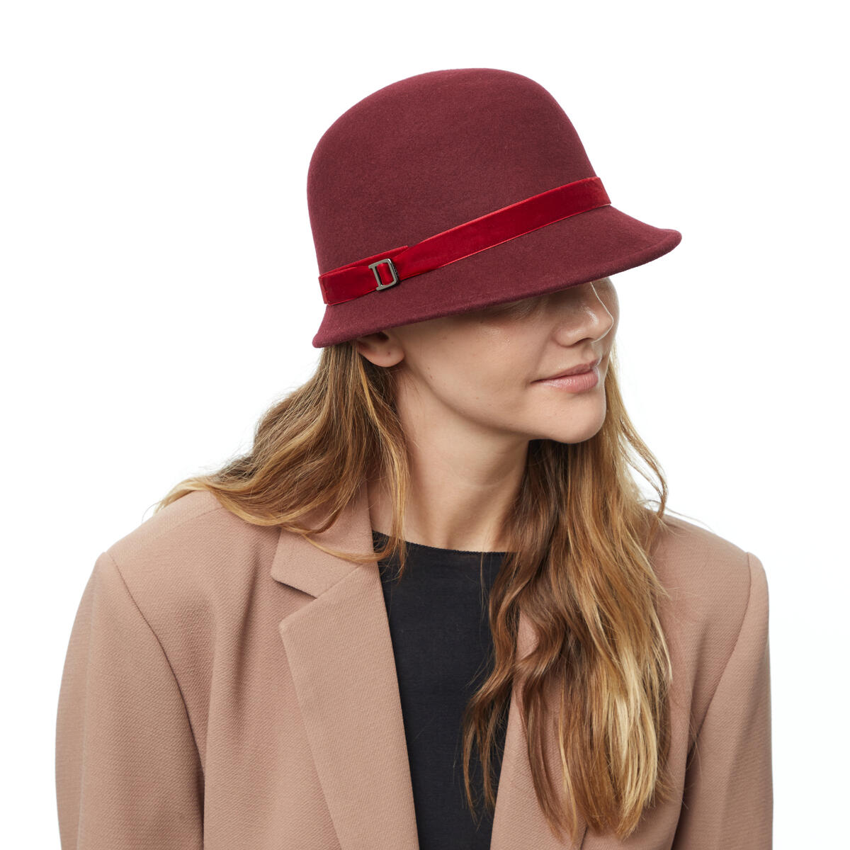 Chapeau Cloche Prune 4