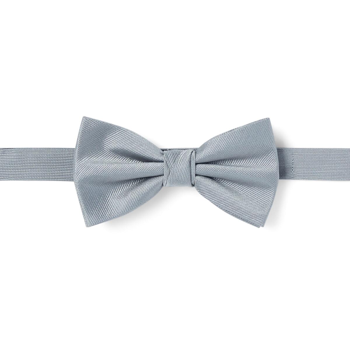 Nœud papillon twill Gris clair 2 1