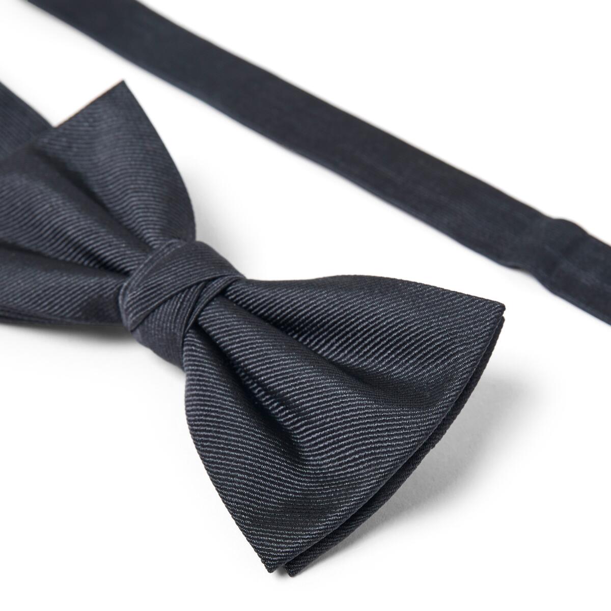 Nœud papillon twill Gris foncé 3