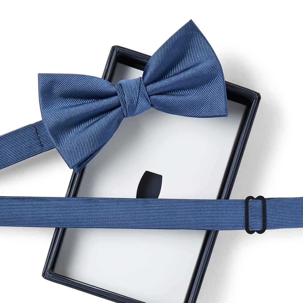 Nœud papillon twill Bleu 2