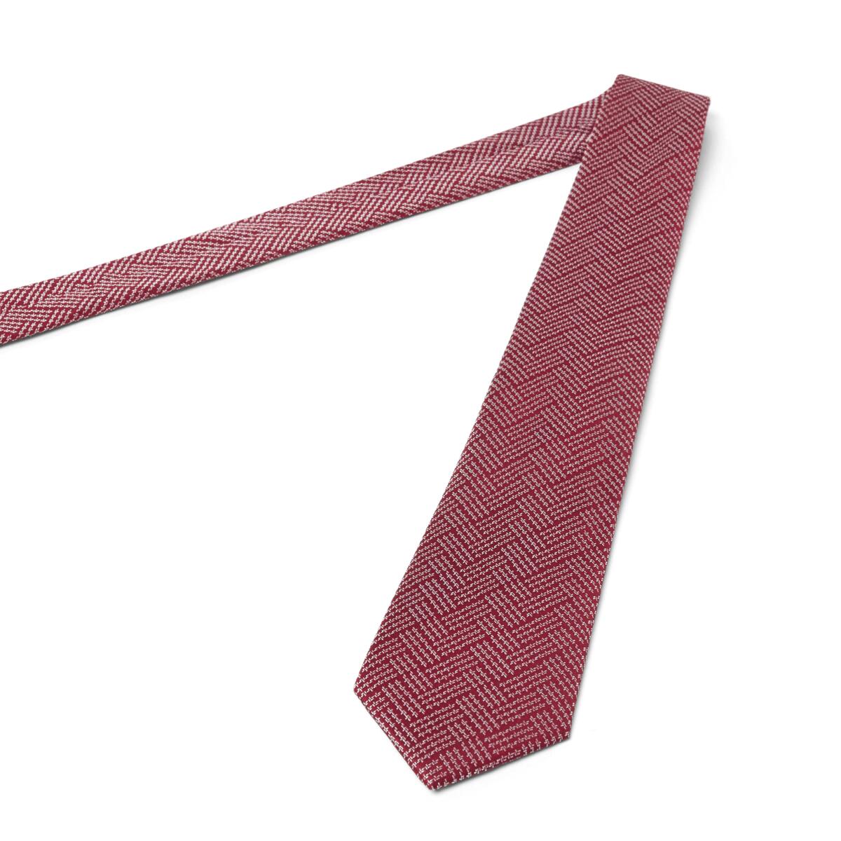 Cravate à motifs géométriques Rouge motifs géo / 7cm 3