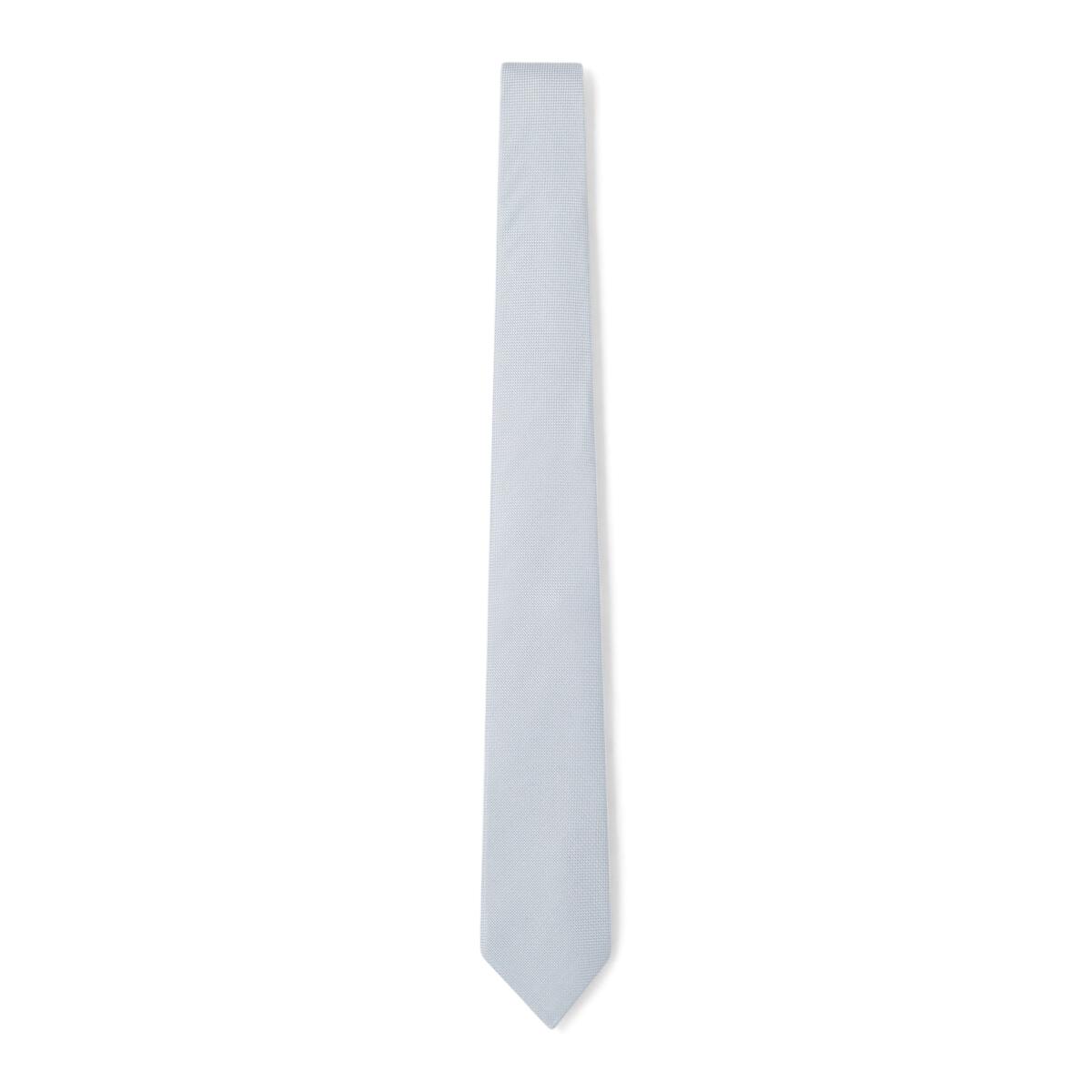 Cravate unie Gris natté / 7,5 cm 2