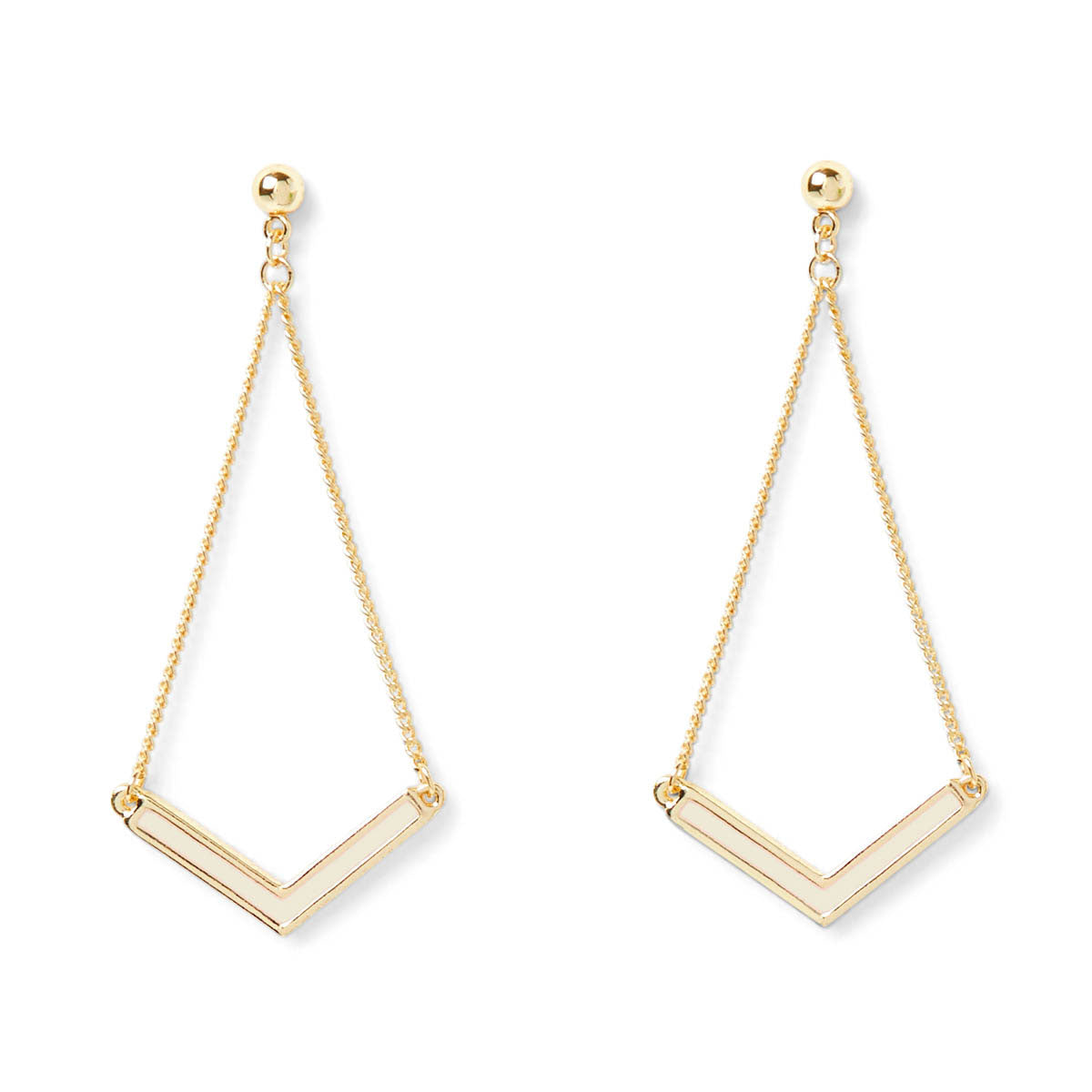 Boucles d'Oreilles pendante en V