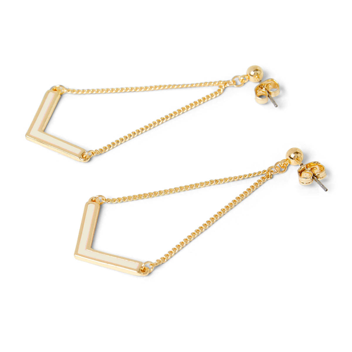 Boucles d'Oreilles pendante en V