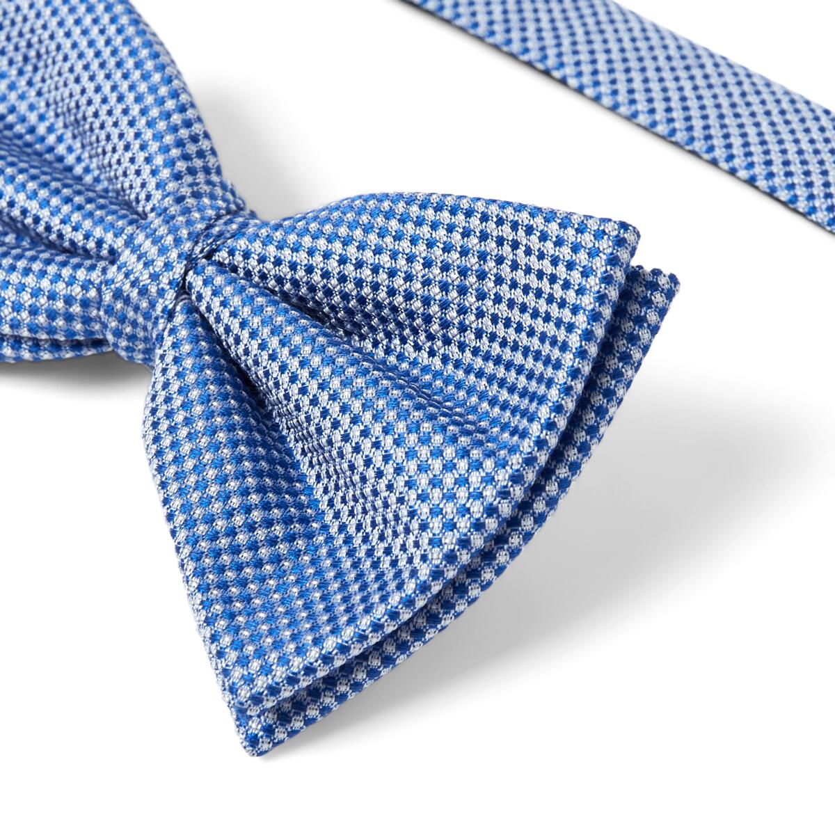 Nœud papillon Oxford bleu 3