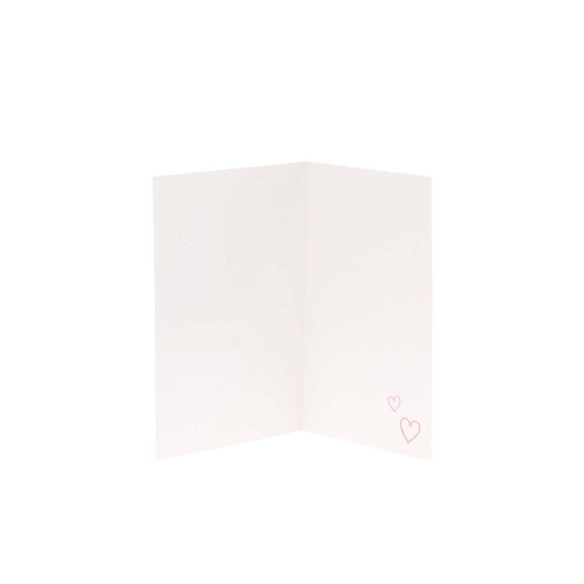 Tarjeta de cumpleaños de burbujas y besos - Rosa