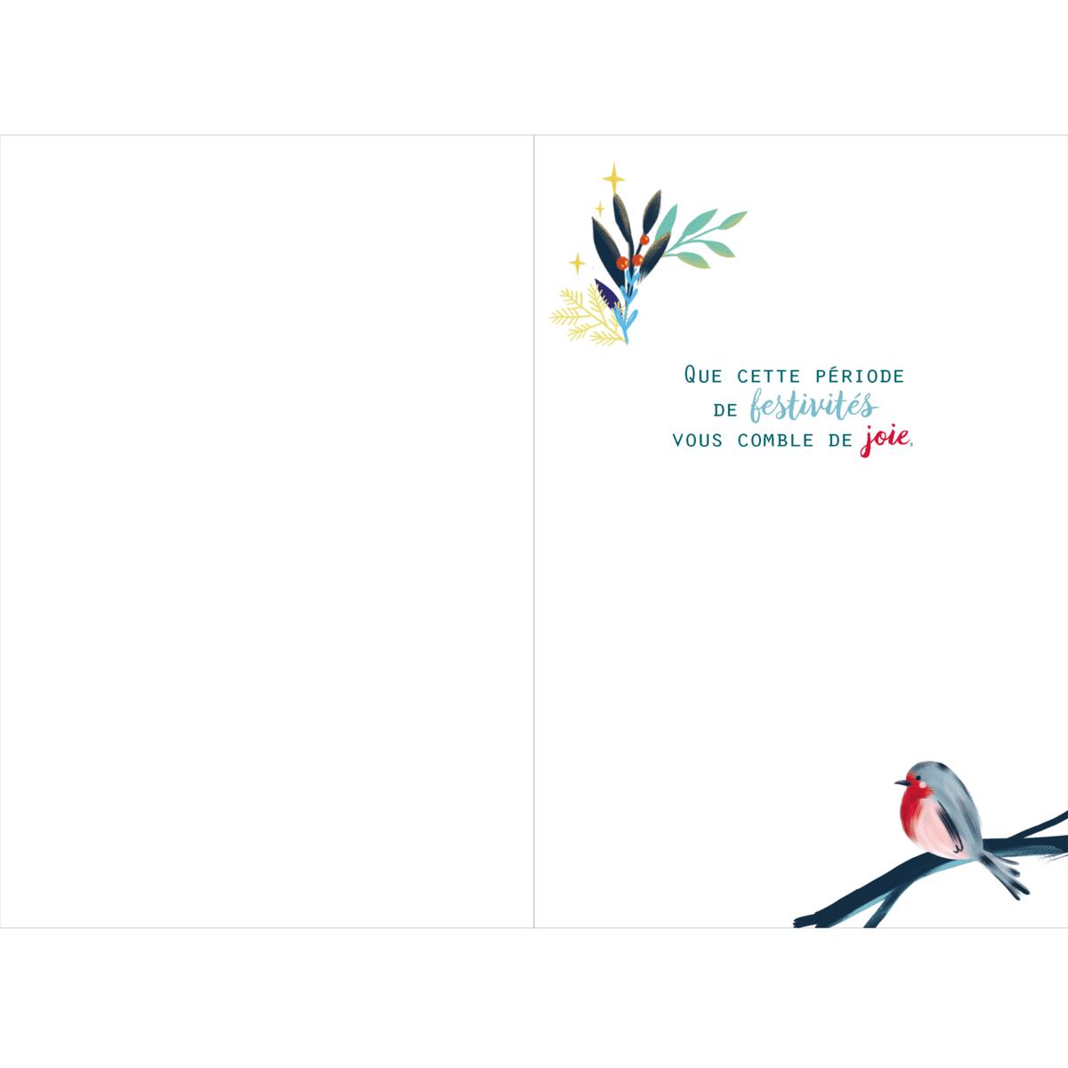 Tarjeta de felicitación de Navidad de Red Gorge