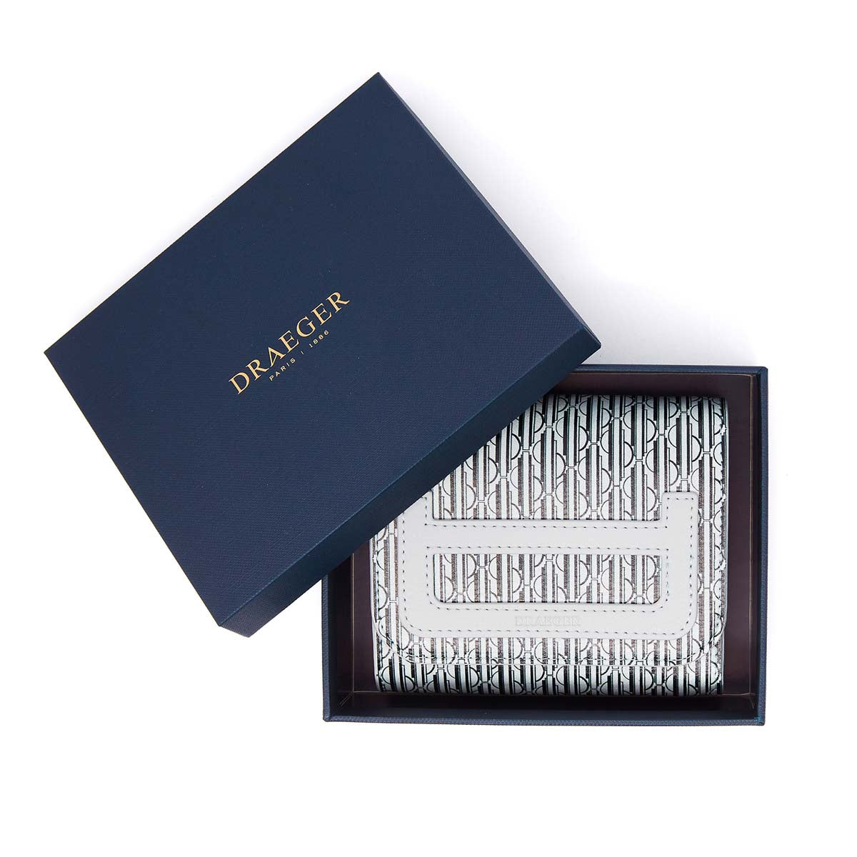 Porte-monnaie Femme à rabat en cuir - Gris