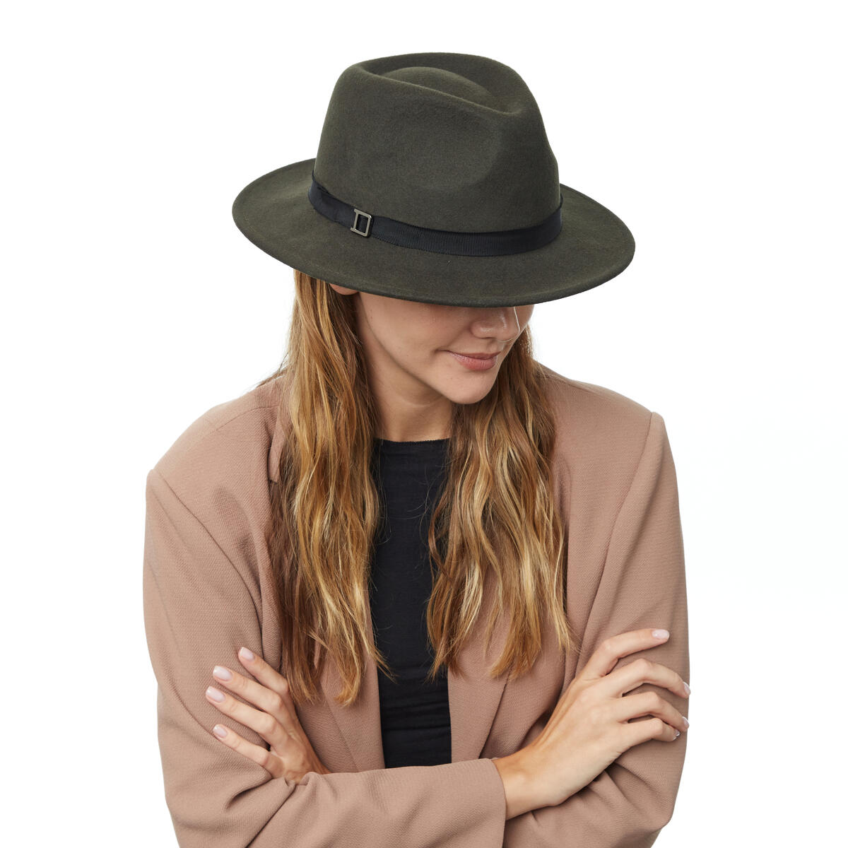 Chapeau Fédora Kaki 441