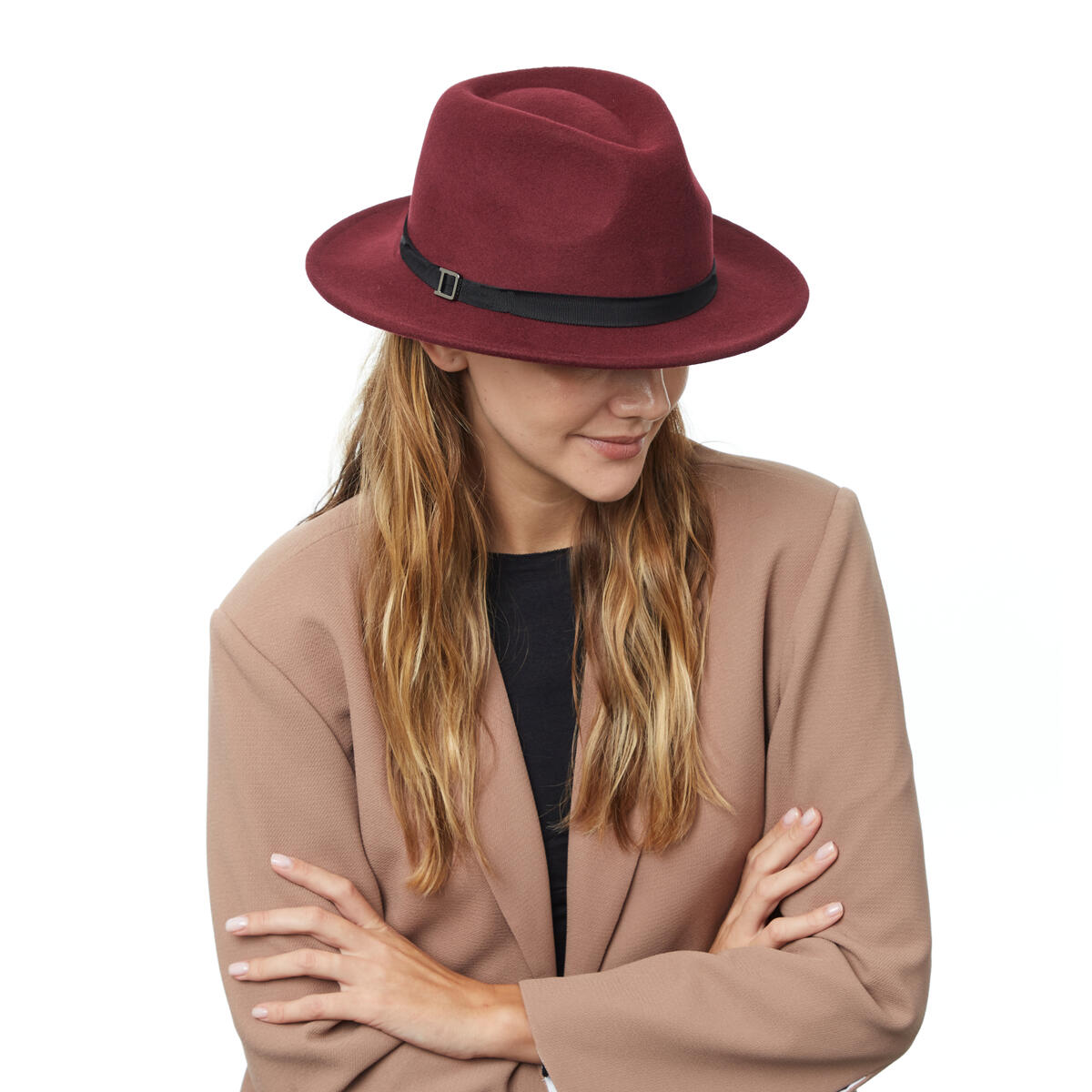Chapeau Fédora Prune 439