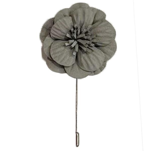 Boutonnière à fleur - 5 coloris - Homme - 9x3,5 cm