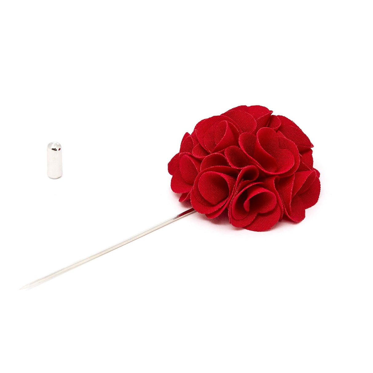 Boutonnière à fleur - 5 coloris - Homme - 9x3,5 cm
