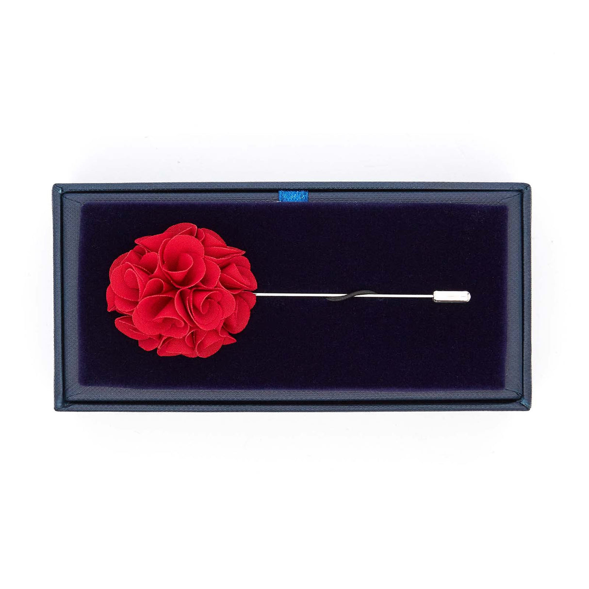 Boutonnière à fleur - 5 coloris - Homme - 9x3,5 cm