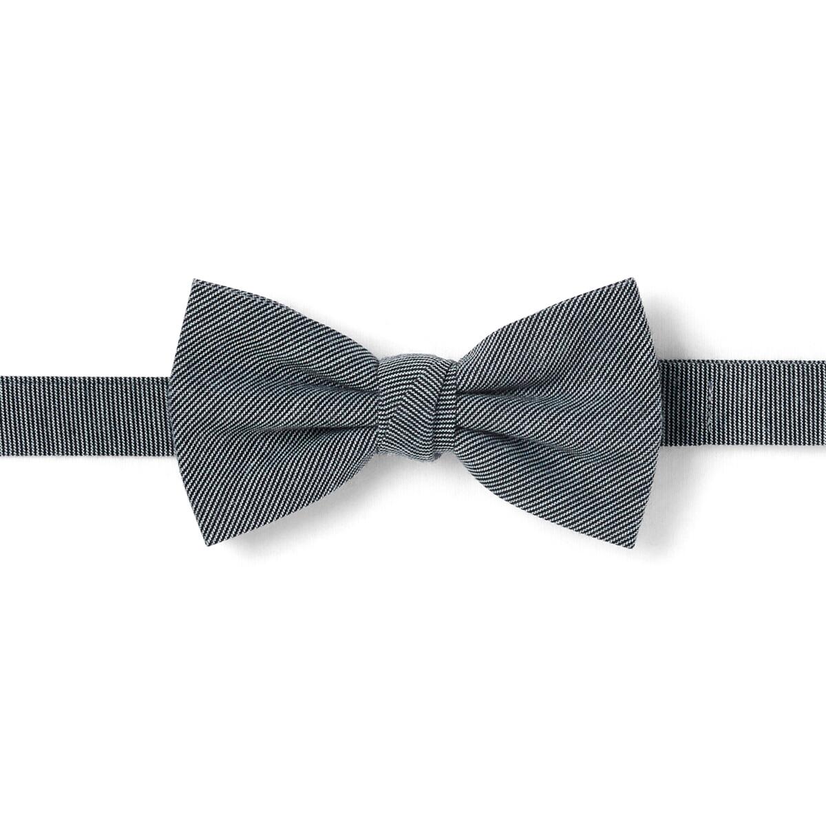 Nœud papillon chiné Noir 1