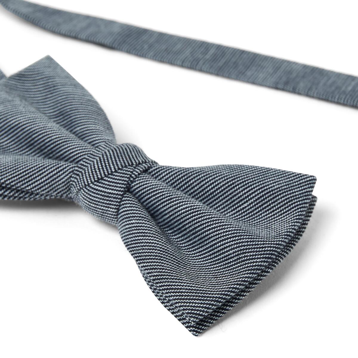 Nœud papillon chiné Noir 3