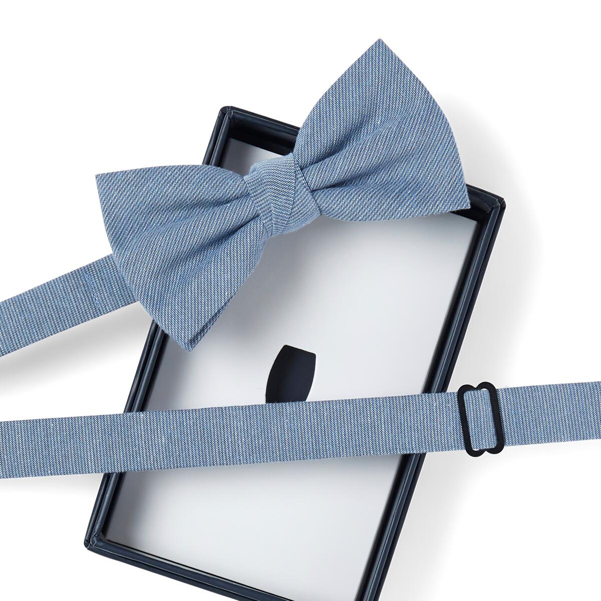 Nœud papillon chiné Bleu 2