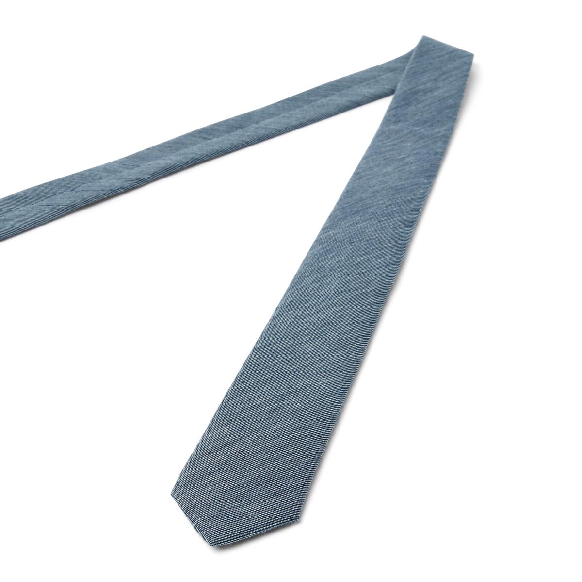 Cravate chinée Marine 3