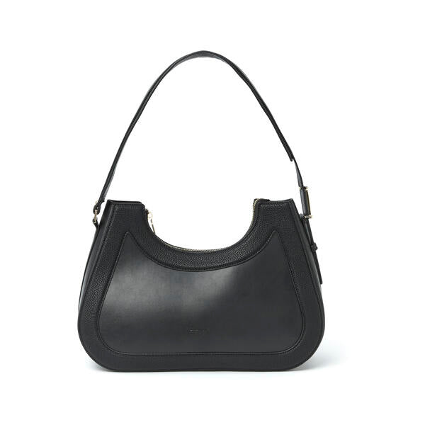 Bolso de mano Hélène Hobo de piel azul - Doble transporte