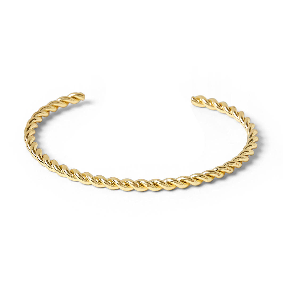 Brazalete fino retorcido