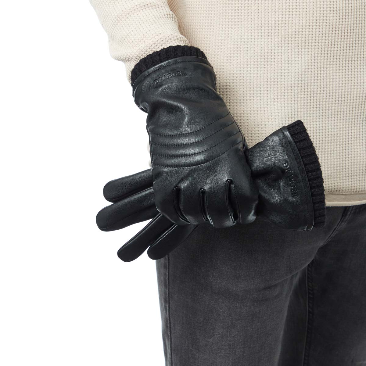 Gants homme surpiqués