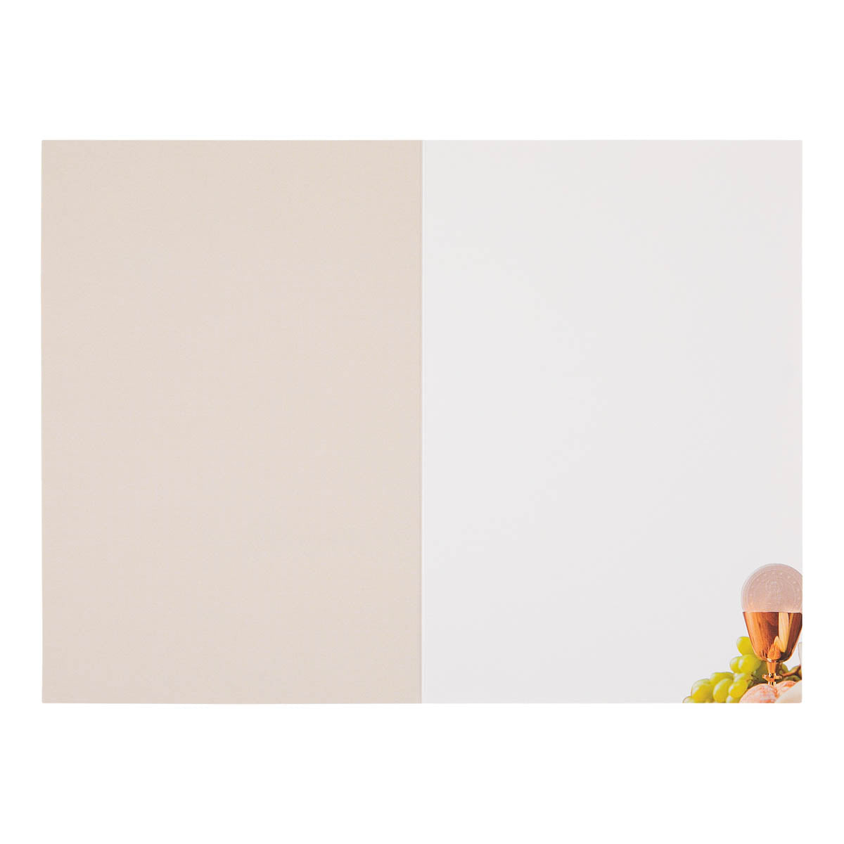 Tarjeta de comunión de uva