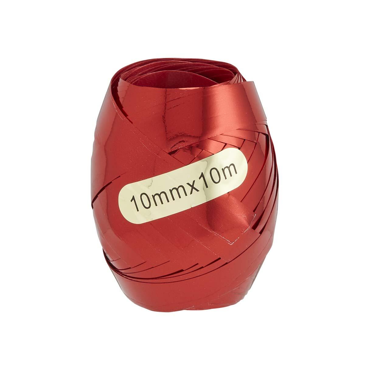 Bolduc métal brillant Rouge 1