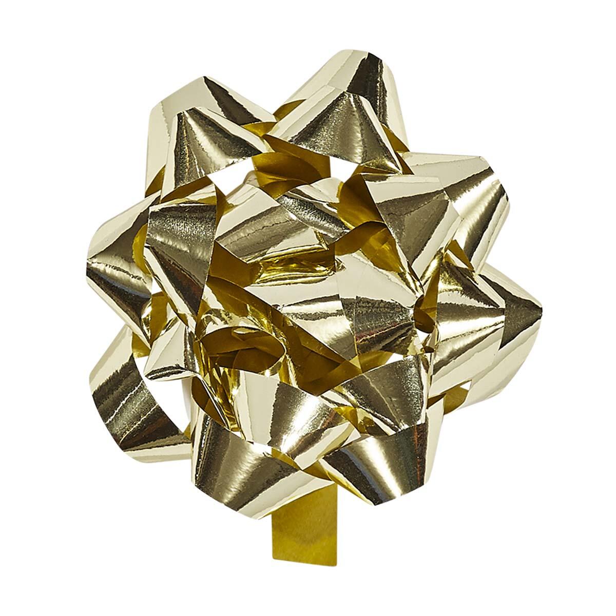 Etoile métal brillante Doré 1