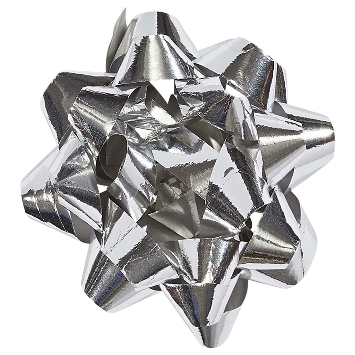 Etoile métal brillante Argenté 1