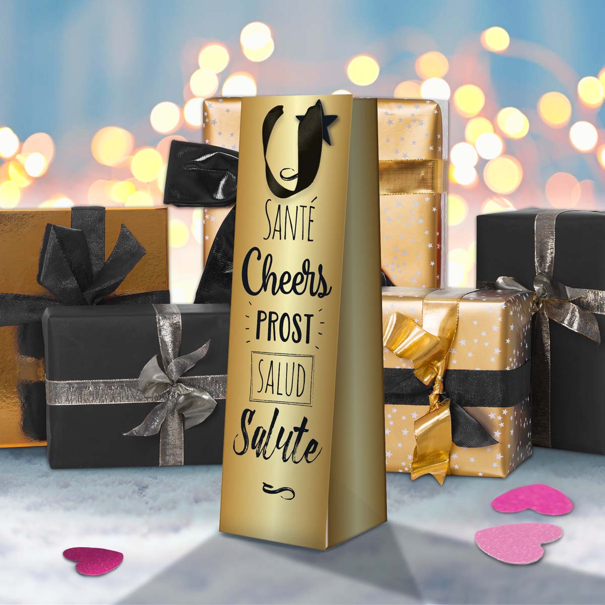 Sac à Bouteille "Cheers"