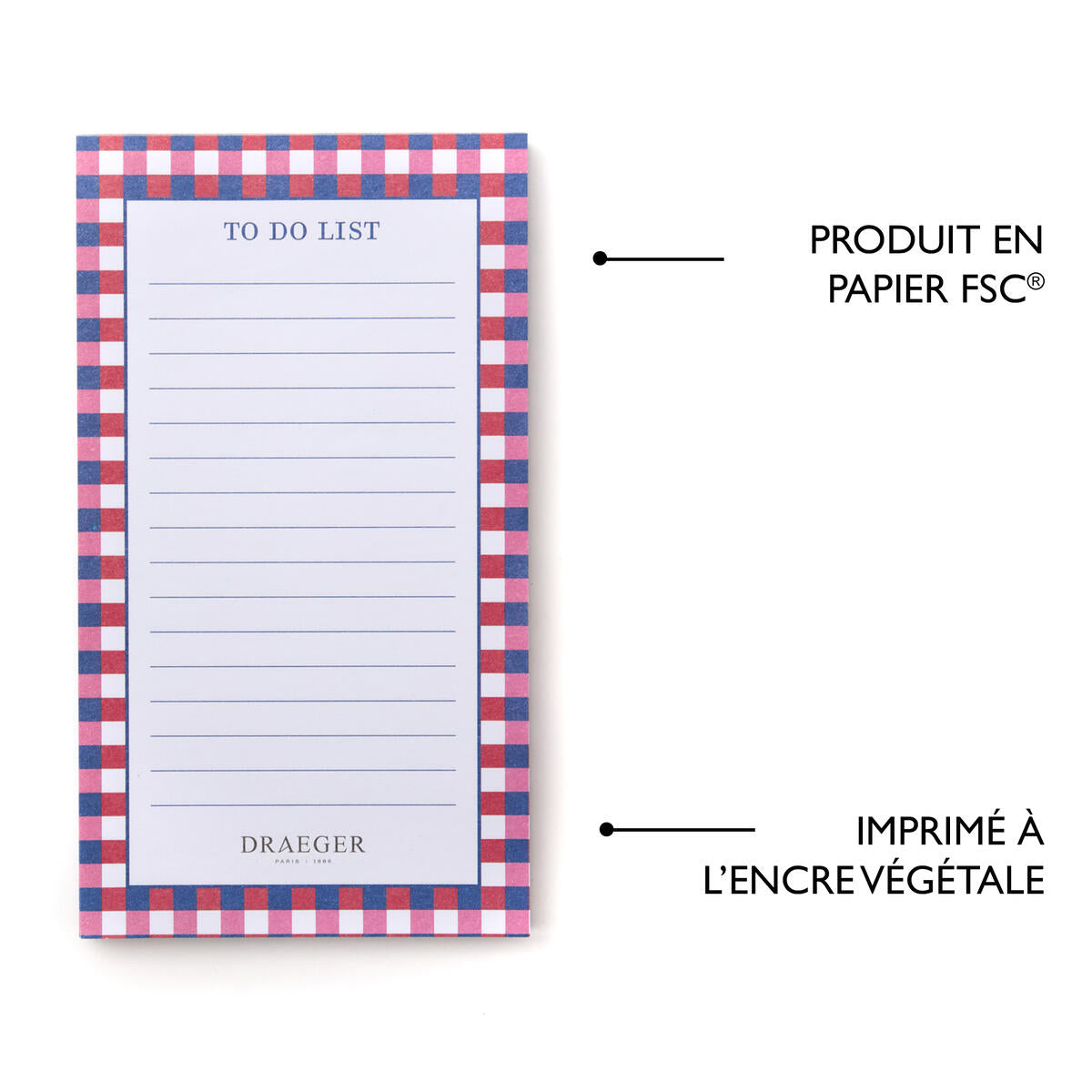 Bloc-notes Home Office Carreaux 4