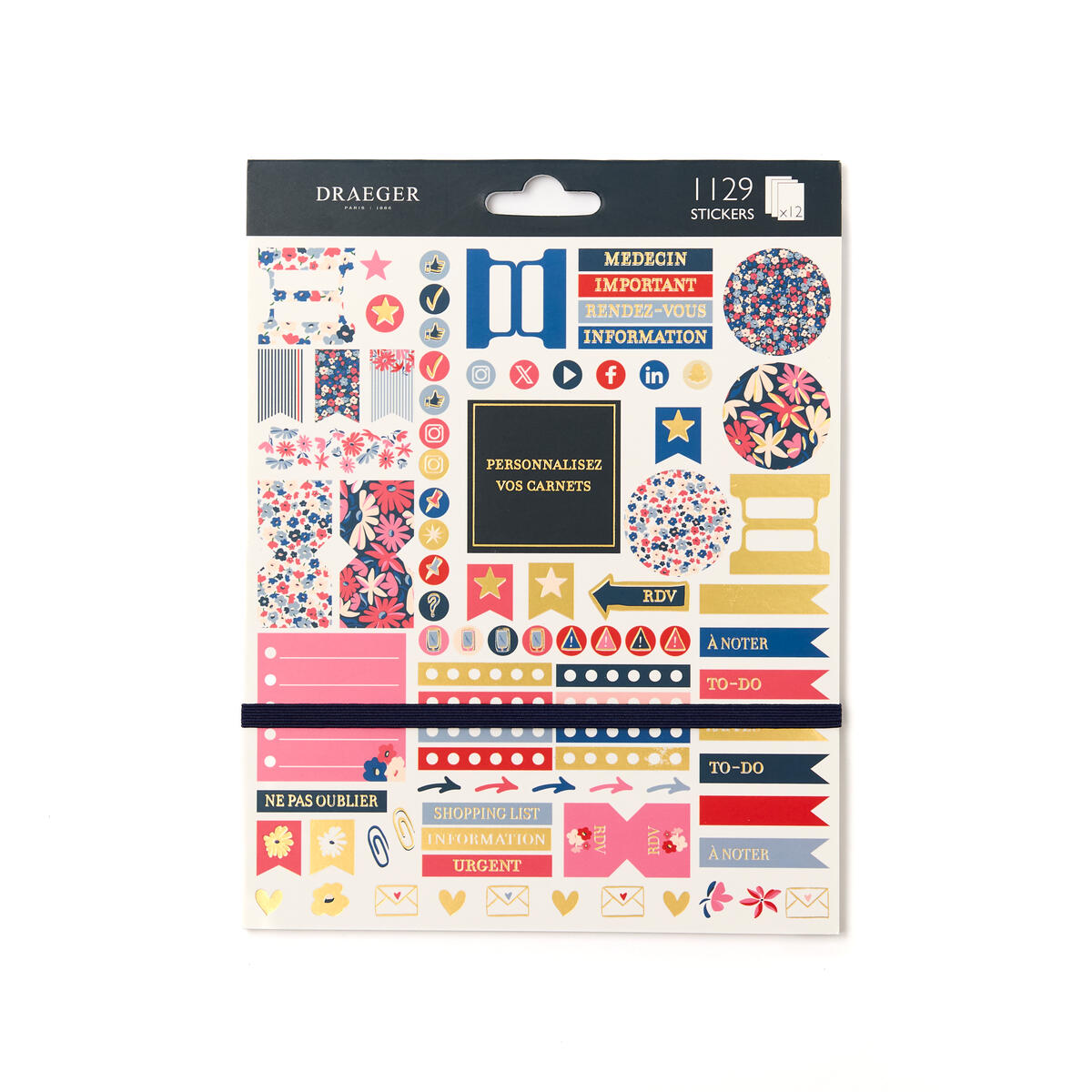 Carnet de stickers Home Office Icones 1