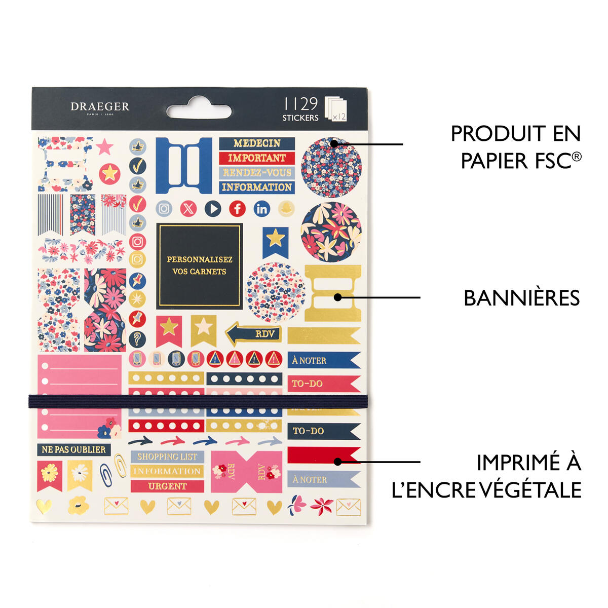 Carnet de stickers Home Office Icones 4