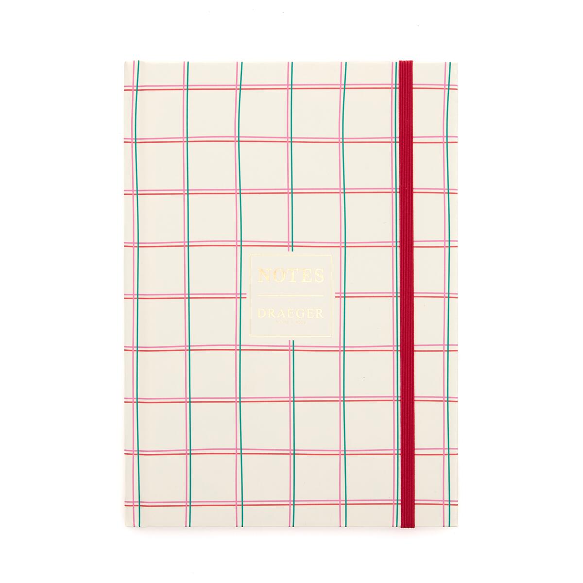 Carnet de Notes A5 Carreaux rose 1