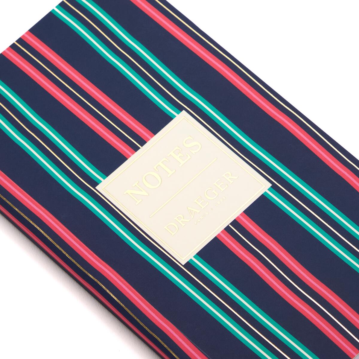 Petit carnet de Notes Rayures bleu 2