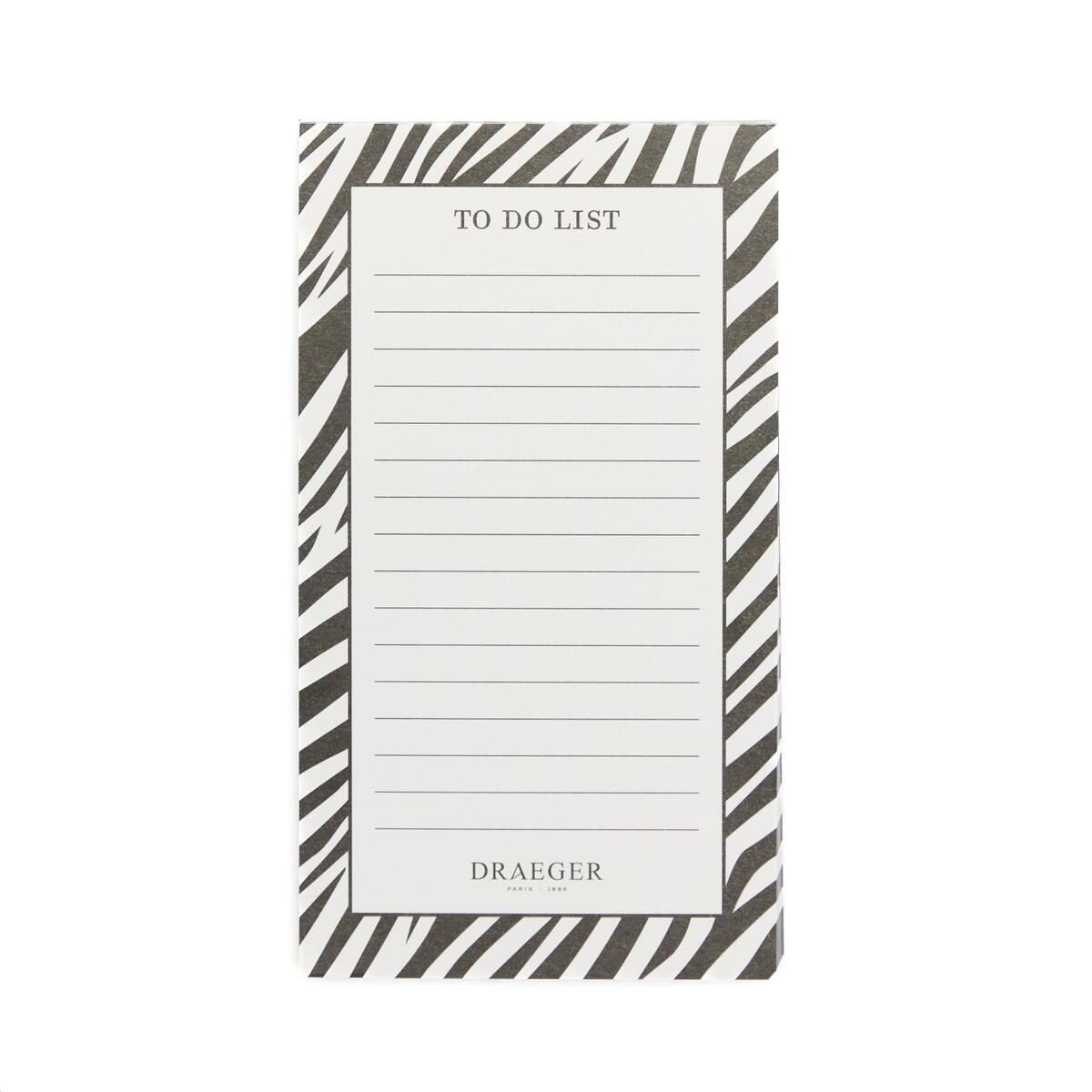 Bloc-Notes To-Do List Zèbre 1