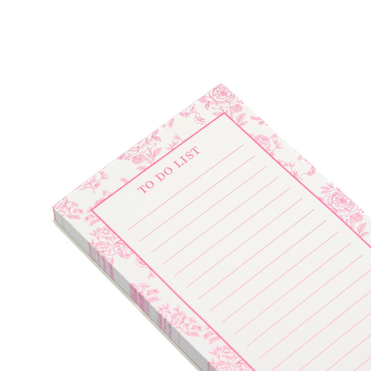 Bloc-Notes To-Do List Jouy rose 2