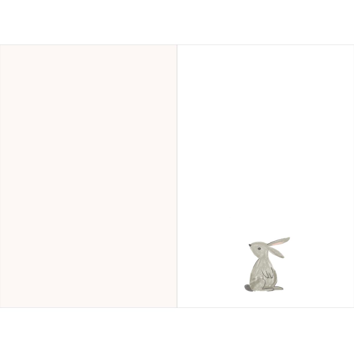 Tarjeta de Pascua - pollito suave