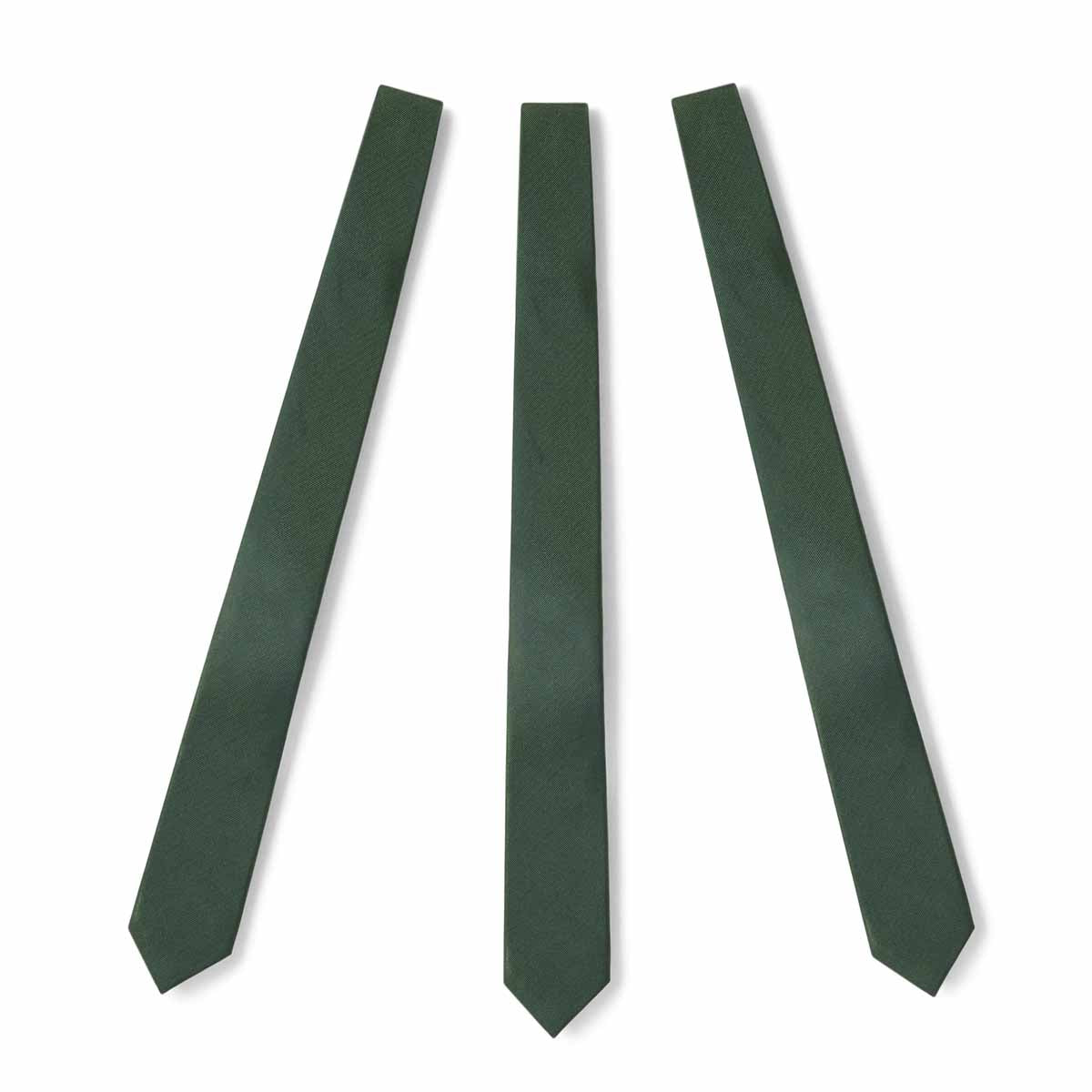 Pack de 3 corbatas de faya lisas - Caqui