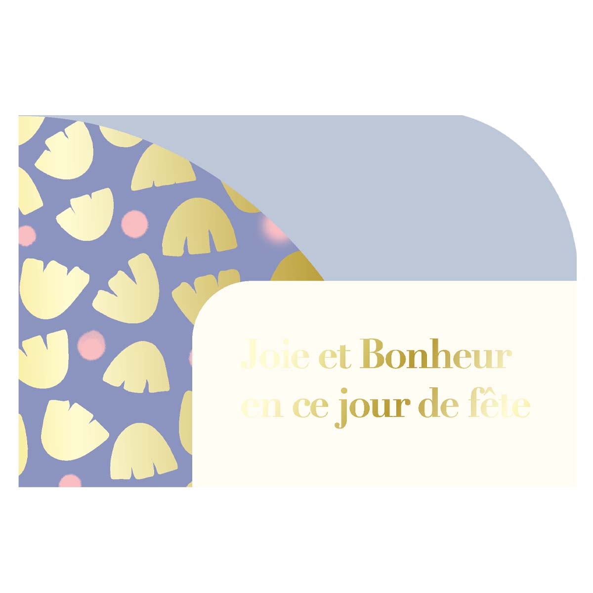 Tarjeta de cumpleaños Alegría y felicidad en este día festivo - Púrpura