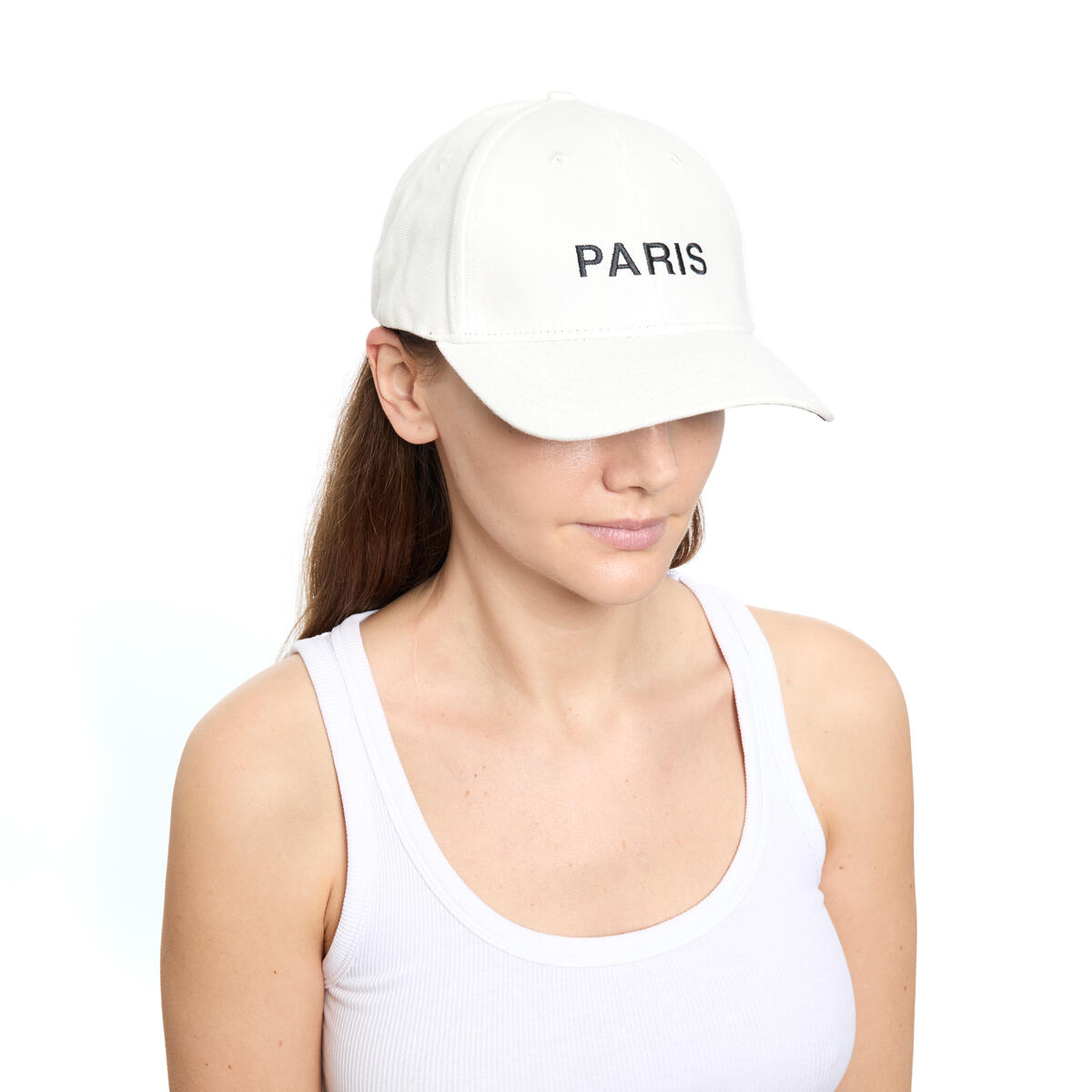 Casquette brodée Paris Blanc 5