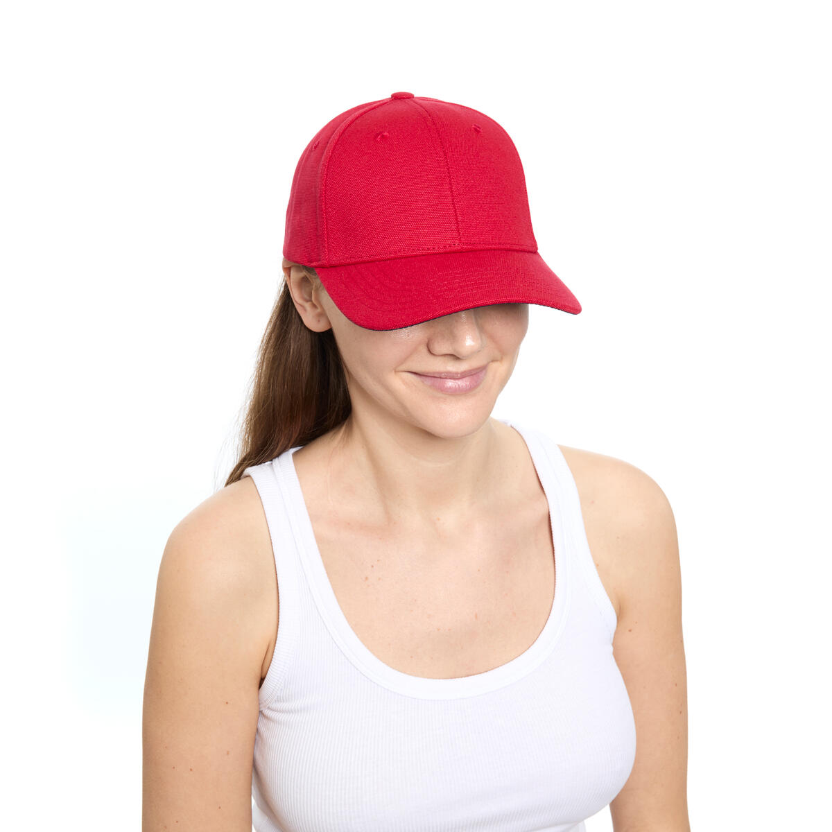 Casquette canvas Draeger Rouge 5