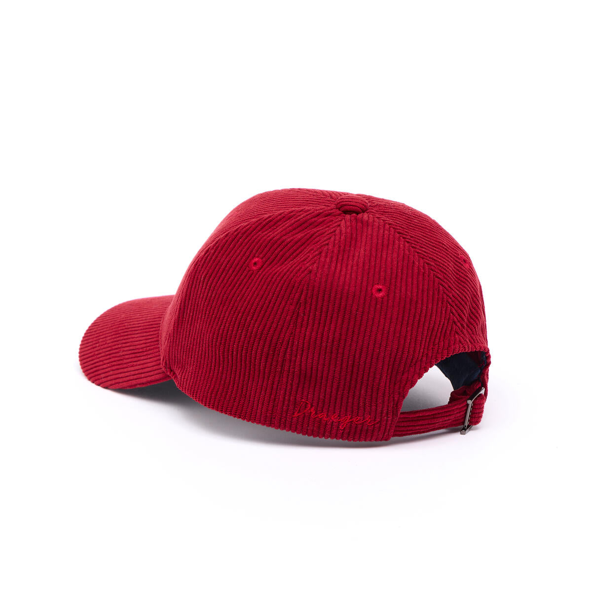 Casquette velours côtelé Rouge 3