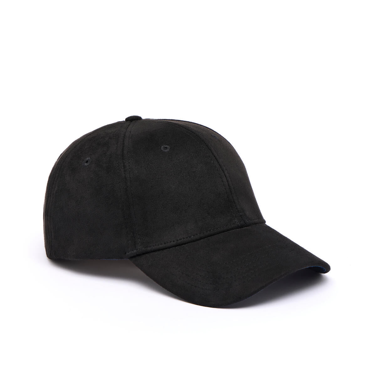 Casquette effet daim Noir 2