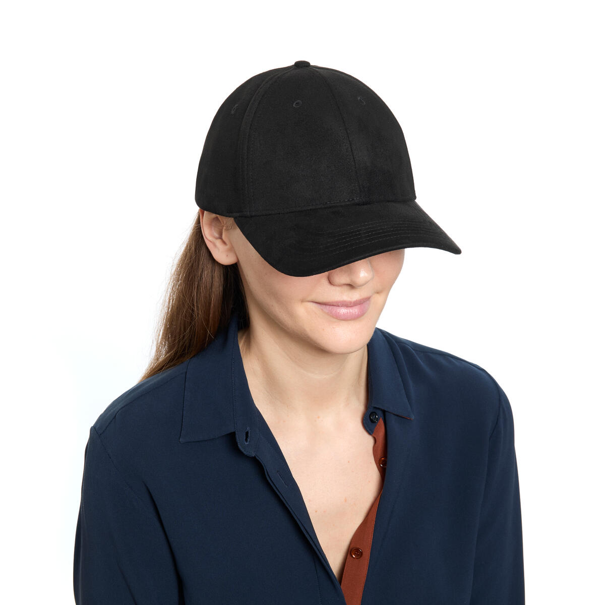 Casquette effet daim Noir 5